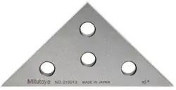 MITUTOYO 010013 ANGLE BLOCK      40 SEC ACCURACY  45 45 90 DEGRE