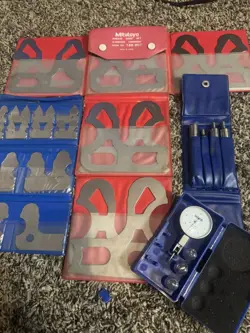 MITUTOYO 186-907 RADIUS GAGE SET AND MORE!