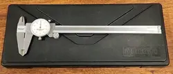 STARRETT DIAL CALIPER IN MITUTOYO CASE .001