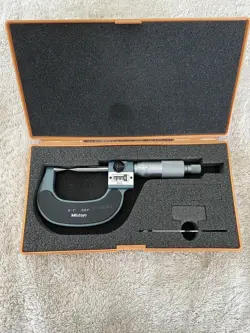 MITUTOYO 142-225 POINT  MICROMETER 0-1