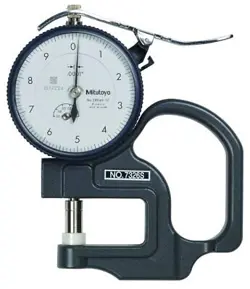 MITUTOYO 7326S DIAL THICKNESS GAGE, 0-0.05