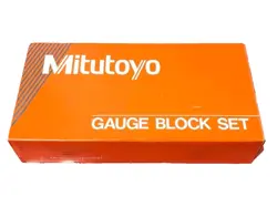 MITUTOYO GAUGE BLOCK BM1-47-0 (516-958) 47 PIECES SET WITH CASE GRADE 0
