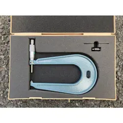 MITUTOYO MICROMETER 25-50MM 0.01MM WITH DEDICATED CASE [EX] LIMITED FROM JAPAN