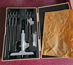 MITUTOYO 0-6 DEPTH MICROMETER FREE SHIPPING 