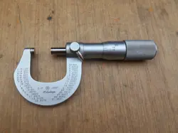 MITUTOYO MICROMETER 0-1 .0001