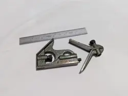 MITUTOYO COMBINATION SQUARE SET KIT JAPAN 180-402 MACHINIST