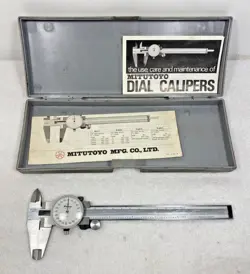 MITUTOYO 505-626 DIAL CALIPERS 6