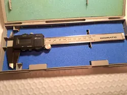 MITUTOYO DIGIMATIC CALIPER.500-321. NO BATTERY. UNTESTED FOR PARTS. AS IS
