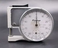 MITUTOYO POCKET DIAL THICKNESS GAUGE 7308 FOR PARTS OR REPAIR AS-IS .001 - .375