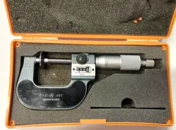 MITUTOYO 223-125 DIGIT COUNTER DISC MICROMETER, 0-1