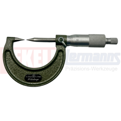 MITUTOYO ANALOG MICROMETER 0-0 31/32IN 112-213 WITH 30° CARBIDE TIPS