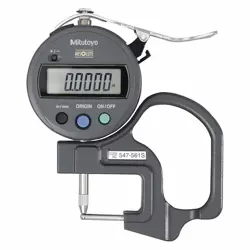 MITUTOYO 547-561S DIGITAL THICKNESS GAUGE,ACC +/-0.001 IN 33RK40