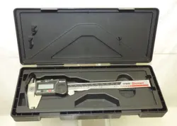 STARRETT 799 ELECTRONIC DIGITAL CALIPER 0 TO 155MM W/ MITUTOYO CASE