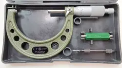 MITUTOYO OUTSIDE MICROMETER 103-179  2-3 IN W/ CASE, STANDARD, SPANNER JAPAN 