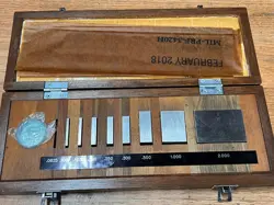 NICE MITUTOYO NO 516 GAGE BLOCK SET .0625 - 2 