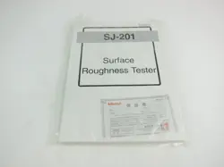 NEW MITUTOYO SJ-201 SURFACE ROUGHNESS TESTER USER'S MANUAL  