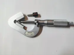 MITUTOYO 114-202 3 FLUTE V-ANVIL MICROMETER RATCHET STOP 0.093-1.0