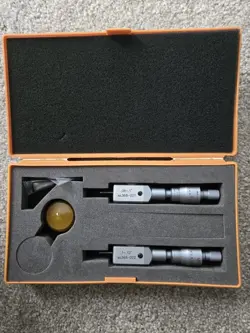 MITUTOYO HOLETEST INTERNAL MICROMETER SET 368-926  .08