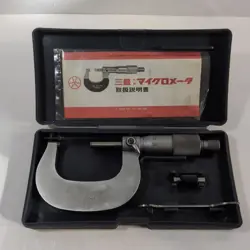 MITUTOYO MICROMETER 25-50MM WITH HARD CASE