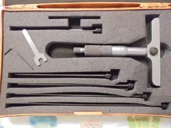 MITUTOYO 129-144 DEPTH MICROMETER 0-6
