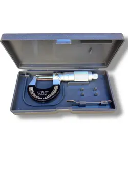 MITUTOYO 102-124 METALWORKING MECHANICAL MICROMETER MACHINIST TOOL 0-1 - .0001
