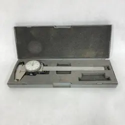 MITUTOYO 505-637-50 SHOCK PROOF DIAL CALIPER 9.5 INCH WITH CASE