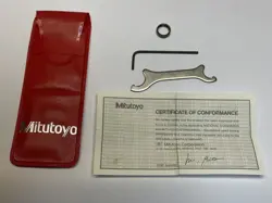 *NEW* MITUTOYO DIGITAL MICROMETER ANVIL REPAIR PART - RETAINING RING W/ CERT