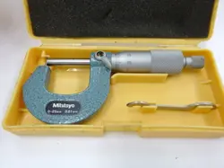 MITUTOYO ROD SPHERICAL MICROMETER 1-25MM JAPAN