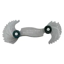 MITUTOYO 188 SERIES 4 TO 42 TPI SAE STEEL UNIFIED PITCH GAUGE