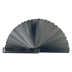 MITUTOYO 184 SERIES 0.5 TO 1 MM METRIC STEEL STRAIGHT FEELER GAUGE SET