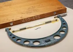 MITUTOYO 425-450MM MICROMETER OM450 OM-450 6K126 JAPAN