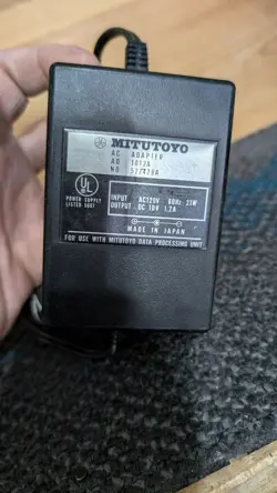 NEW OLD STOCK GENUINE MITUTOYO A/C ADAPTER  1012A  527428A