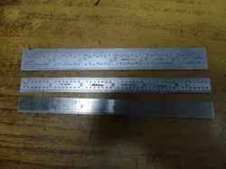 MITUTOYO 182-201 STEEL RULE AND OTHERS