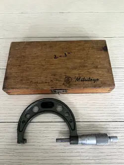 RESCUED - MITUTOYO 2”-3” OUTSIDE MICROMETER 5210-221-1945