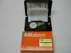~NEVER USED~ MITUTOYO 512-403-10E MACHINIST / TOOLMAKERS .0001 TEST INDICATOR