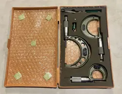 MITUTOYO 103-922 OUTSIDE MICROMETER SET, 0-3