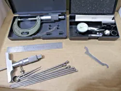 MACHINIST LOT, MITUTOYO, MAHR, LUFKIN, OTHERS-PARTS OR RESTORATION
