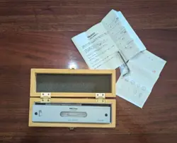 MITUTOYO PRECISION LEVEL 960-614 USED ONCE TO SET UP A MACHINE SHOP 0.0012