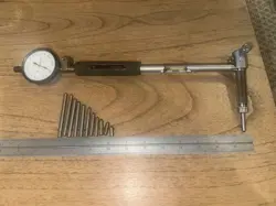 MITUTOYO BORE GAGE NO. 511-704 0.01MM INDICATOR 2046A  ANVILS 1-12