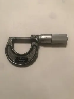 VINTAGE MITUTOYO NO. 103-135 OUTSIDE MICROMETER  0-1