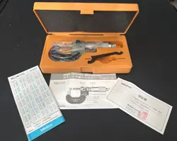 NOS MITUTOYO ANALOG DIGIT OUTSIDE MICROMETER 193-211 0 - 1” .0001 RESOLUTION