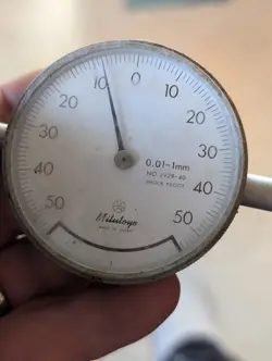 MITUTOYO DIAL INDICATOR SHOCK PROOF - NO. 2929-40