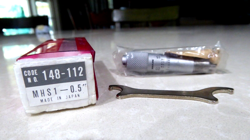 MITUTOYO MICROMETER HEAD 148-112 MHS1-O.5