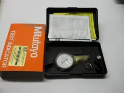 ~NEW~ MITUTOYO 513-403-10E MACHINIST .0001 DIAL INDICATOR W/ ATTACHMENT & CASE