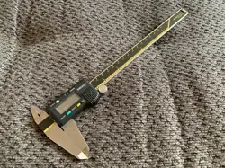MITUTOYO DIGIMATIC CALIPER CD-8” CS 500-197 — TESTED/WORKS