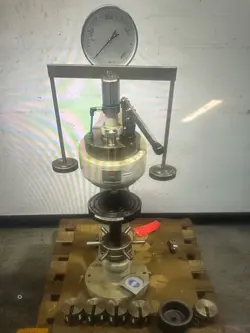 MITUTOYO MDL. ABK-1 HYDRAULIC HARDNESS TESTER MACHINE