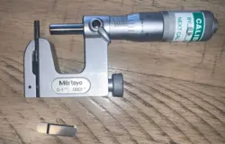 EXCELLENT MITUTOYO 117-107 INTERCHANGEABLE ANVIL 0