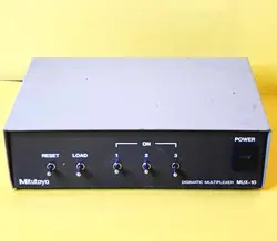 MITUTOYO DIGIMATIC MULTIPLEXER MUX-10 4-CHANNELS RS-232C HALF-DUPLEX ASCII/JIS