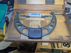 MITUTOYO 103-225 OUTSIDE MICROMETER 11-12 RANGE, .0001