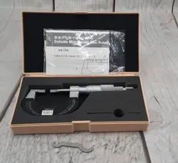 MITUTOYO 122-125 BLADE MICROMETER WITH SATIN FINISH, 0-1